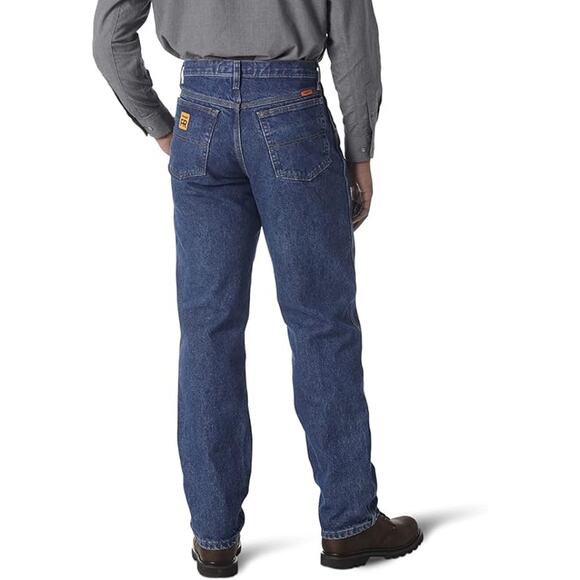 Wrangler Men's 34W x 30L Riggs Workwear Flame Resistant FR Jeans Denim - Picture 7 of 9